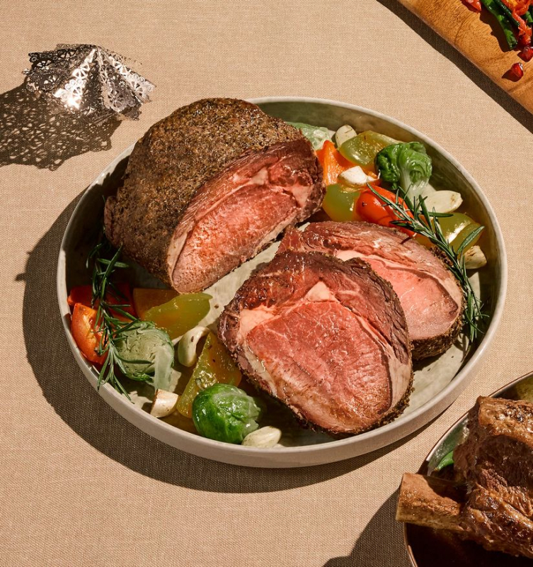 Italian Herb Ribeye Roast Beef
