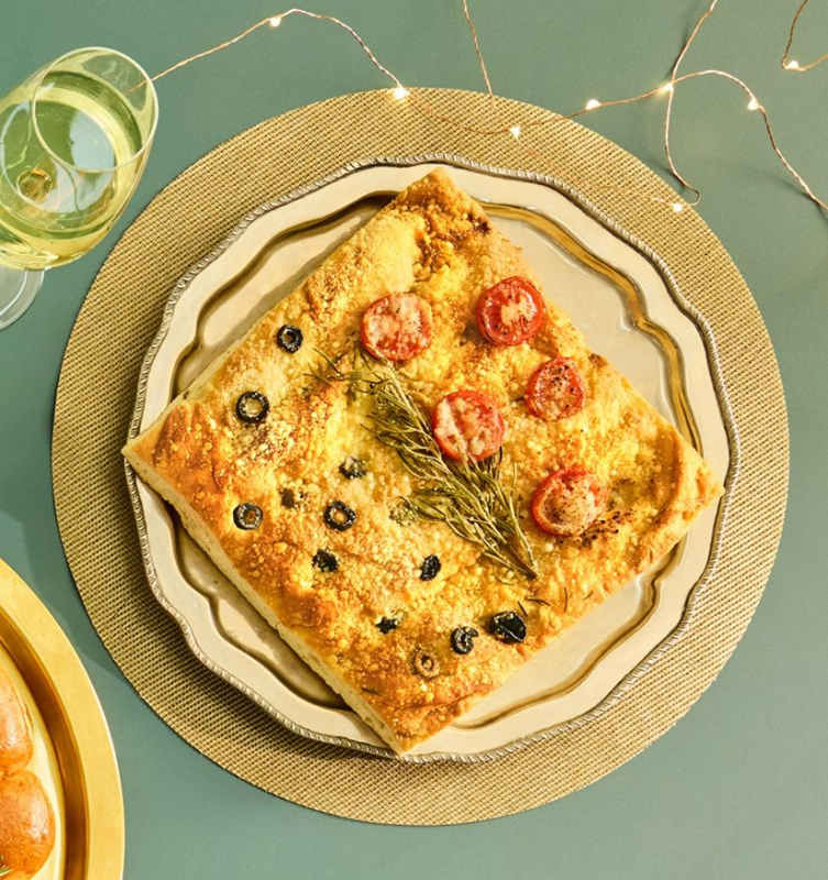 Christmas Foccacia Bread 