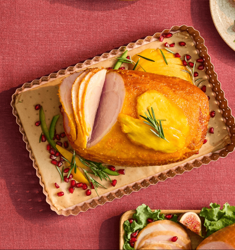 Mango Coconut Glazed Boneless Ham 