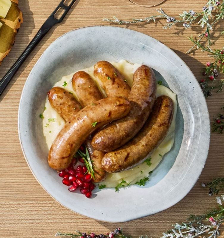 Organic Beef Sausage Platter