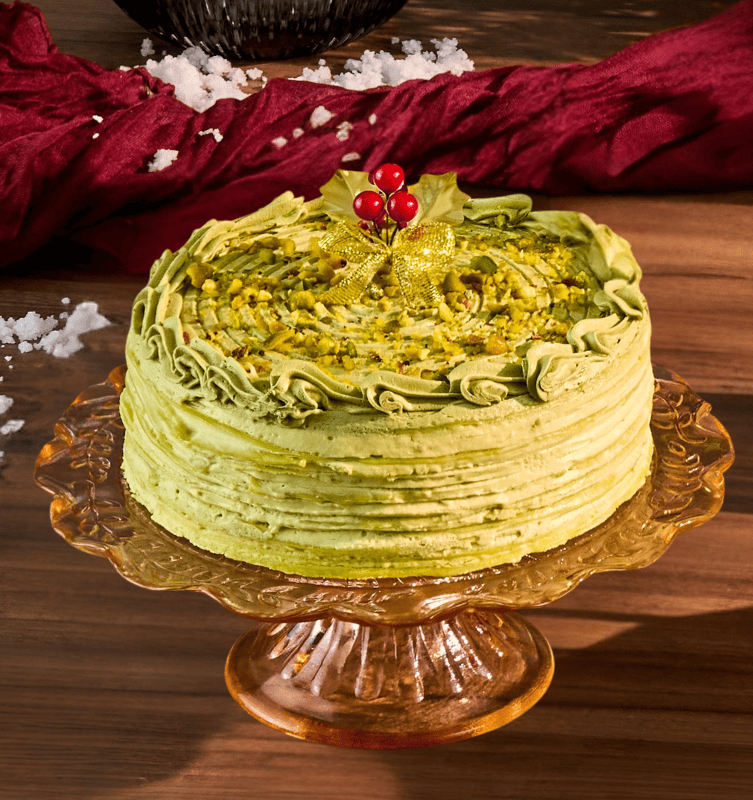 Pistachio Mille Crepe 