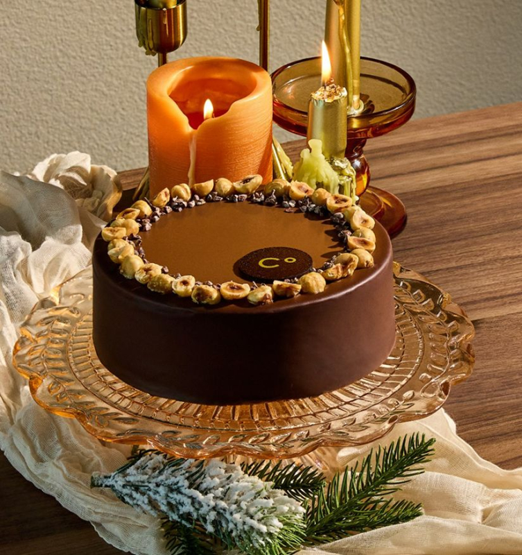 Chocolate Origin Dark Chocolate Hazelnut Cake