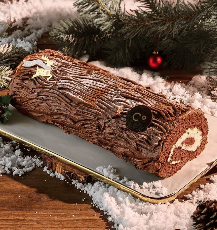 Chocolate Origin Dark Chocolate Classic Log Cake