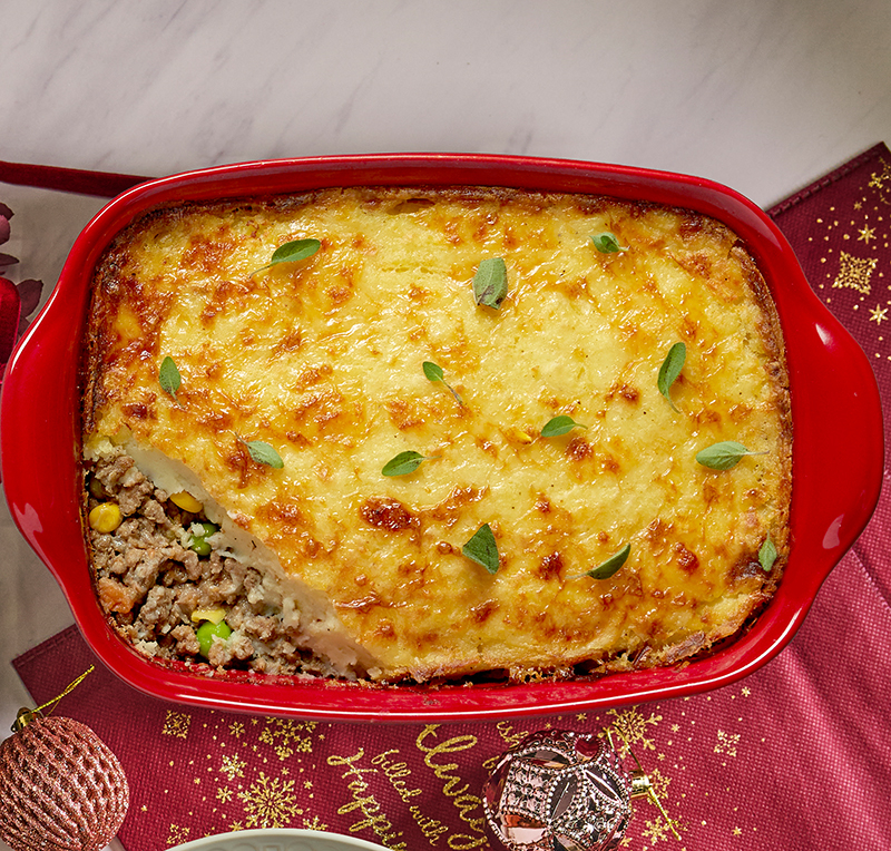 Beef Shepherd’s Pie With Minted Peas