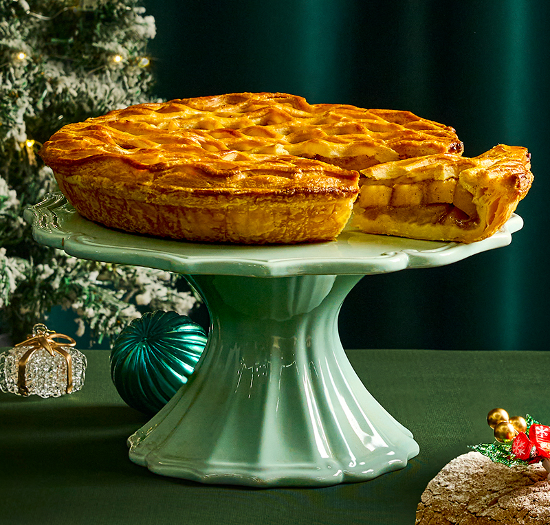 Christmas Apple Lattice Pie